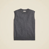 Cashmere relaxed sweater-vest