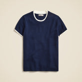 Carolyn layered sweater-tee in merino wool