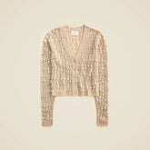 Collection embellished pointelle cardigan