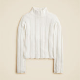 Ribbed mockneck sweater