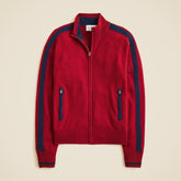 Cashmere full-zip track jacket
