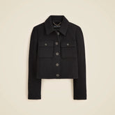 Lady jacket in Italian boiled wool