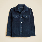 Kids' knit corduroy shirt
