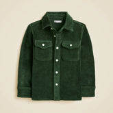 Kids' knit corduroy shirt