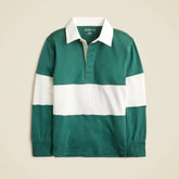 Kids' junior varsity rugby polo shirt in stripe