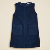 Girls' corduroy pinafore dress