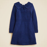 Girls' collared sweater-dress in Supersoft yarn