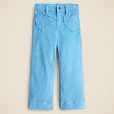 Girls' sailor corduroy trouser with heart pockets