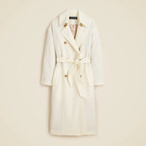 Trench coat in wool blend