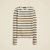 Perfect rib long-sleeve T-shirt in stripe