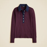 Perfect rib polo shirt in stripe