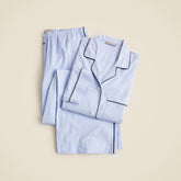 Classic pajama pant set in end-on-end cotton