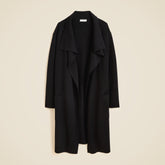 Shawl-collar sweater blazer