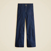 Denim trouser jean with stacked buttons