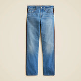 Petite mid-rise relaxed straight jean