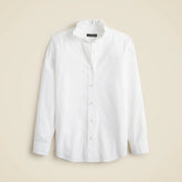 Jules ruffle-collar shirt in cotton poplin