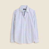 Jules classic-fit shirt in striped cotton poplin