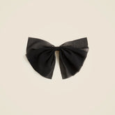 Sheer bow hair clip