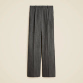 Essential wide-leg pant in Italian studio wool blend