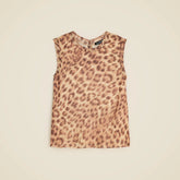 Shell top in viscose chiffon