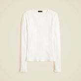 New pointelle long-sleeve T-shirt