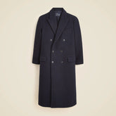New York double-breasted overcoat in wool melton