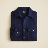 Heavyweight chamois workshirt in Japanese cotton