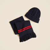 Wool beanie and scarf gift set