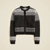 Fair Isle cardigan in vintage wool