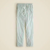 Pajama pant in cotton poplin