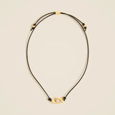 KHIRY X J.Crew two-talon necklace with pavé crystal orb