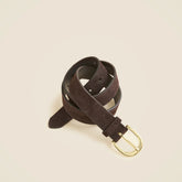 Classic belt in suede