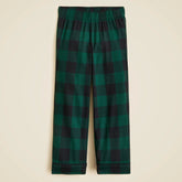 Kids' flannel pajama pant in plaid