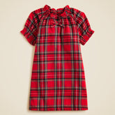 Girls' flannel nightgown in plaid