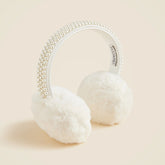 Girls' pearl-embellished earmuffs