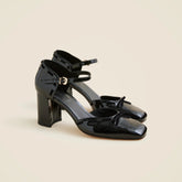 Maisie bow heels in patent leather