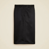 Trouser pencil skirt in duchesse satin