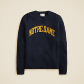 '47 X J.Crew brushed wool Notre Dame sweater