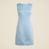 Collection scoopback mini dress in satin