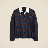 New premium-weight classic rugby shirt with embellishments