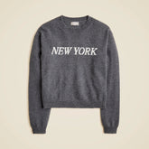 Perfect cashmere "New York" crewneck