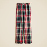 Cotton poplin pajama pant in Stewart tartan