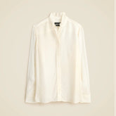 Jules ruffle-collar shirt in crepe de chine