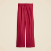 Relaxed-fit pleated pant in wool blend
