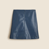 Fairfax skirt in faux leather