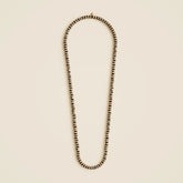 Striped crystal necklace