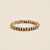 Striped crystal bracelet