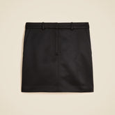 Mini trouser skirt in duchesse satin