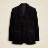 Shawl-collar dinner jacket in velvet