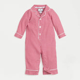 Petite Plume™ infants' romper in gingham